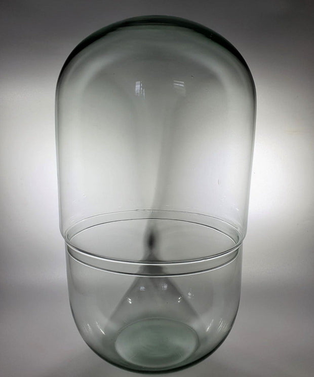 Glasgefäß | Ø25-H:40 Glasschale und Kuppel
